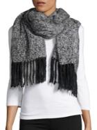 Lord & Taylor Boucle Fringed Wrap