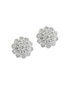 Effy Bouquet Diamond And 14k White Gold Earrings