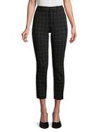 Lord & Taylor Windowpane Ponte Pants