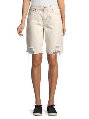 Free People Caroline Cut-off Cotton Shorts