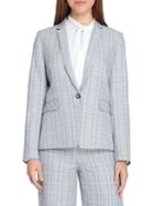 Tahari Arthur S. Levine Plaid Flap-pocket Jacket