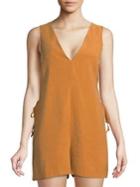 Bcbgeneration Side-tie Cut-out Sleeveless Romper