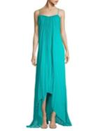 Laundry By Shelli Segal Pleated High-low Dress
