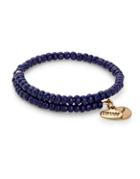 Alex And Ani Crystal Abyss Primal Spirit Wrap Beaded Bangle