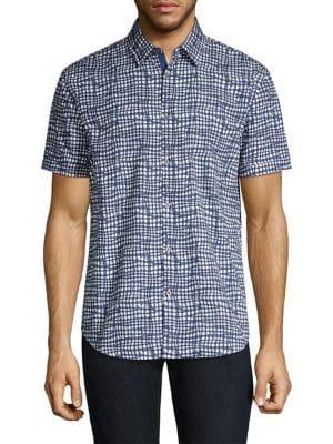 John Varvatos Harden Cotton Sport Shirt