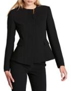 Donna Karan Button-front A-line Jacket