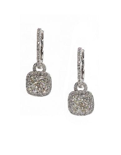 Effy Bouquet Diamond And 14k White Gold Drop Earrings, 1.21tcw