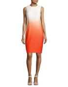 Calvin Klein Ombre Sheath Dress