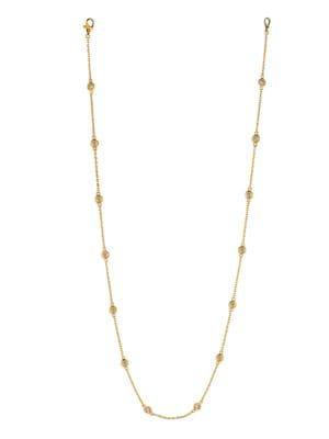 Morris & David 1 Tcw Diamond And 14k Yellow Gold Necklace