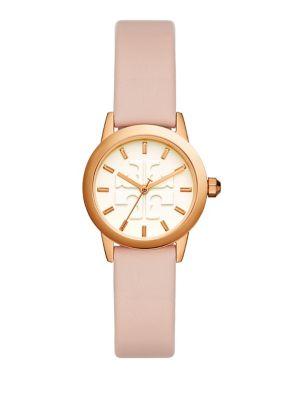 Tory Burch Gigi Rose Gold-tone & Blush Pink Leather Watch