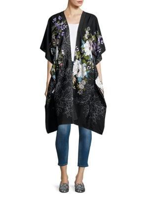 Steve Madden Floral Classic Kimono