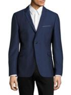 Strellson Textured-notch Suit Jacket