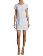 Tommy Hilfiger Lace Embroidered Mini Dress