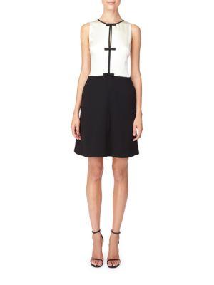 Erin Fetherston Bow Accent Fit-and-flare Dress