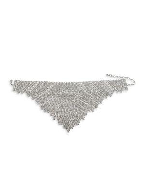 Cristabelle Graduated Crystal Choker Necklace
