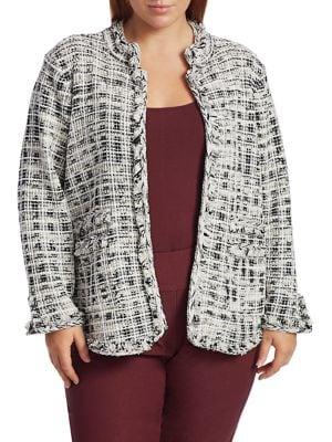 Nic+zoe Plus New Mix Tweed Jacket