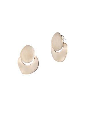 Carolee Layered Goldplated Hinge Drop Earrings