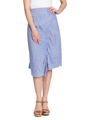 Nic+zoe Road Trip Detour Asymmetrical A-line Skirt