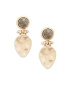 Design Lab Lord & Taylor Stone-accented Drop Earrings