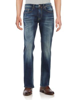 Buffalo David Bitton Driven Straight-leg Contrast Vintage Jeans