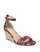 Tahari Florence Floral Wedge Sandals