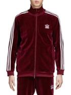 Adidas Full-zip Velour Track Jacket