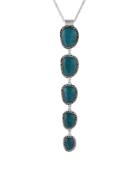 Lucky Brand Teal Jade Linear Necklace