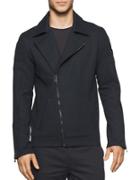 Calvin Klein Long Sleeve Textured Hooded Jacket