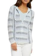 Nic+zoe Multi-striped Zip Hoodie
