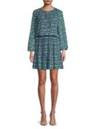 Michael Michael Kors Paisley Raglan Sleeve Dress