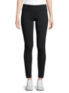 Marc New York Performance Velvet-stripe Ankle Leggings