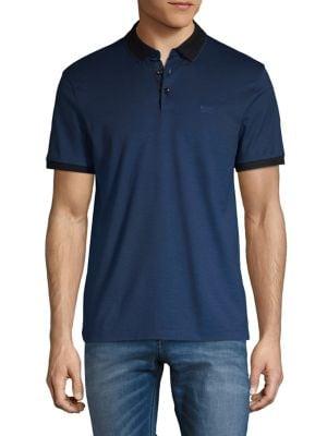 Boss Spread Collar Cotton Polo