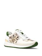 Michael Michael Kors Allie Leather Trainer Sneakers