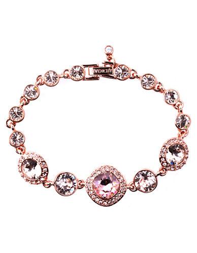 Givenchy Rose Gold And Vintage Rose Swarovski Crystal Flex Bracelet
