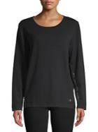 Hue Round Neck Long Sleeve Top