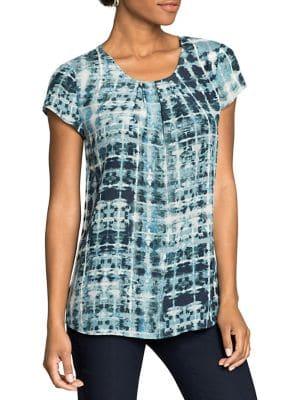 Nic+zoe Petite Looking Glass Short Sleeve Tee