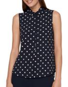 Tommy Hilfiger Dotted Sleeveless Top