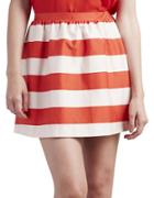 Paper Crown Striped Gibson Skirt
