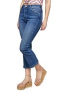 Miss Selfridge Mid Authentic Crop Flare Jeans