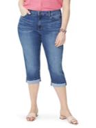 Nydj Plus Marilyn Cropped Jeans