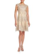 Kay Unger Lace A-line Dress