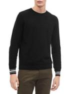 Calvin Klein Tipped Long-sleeve Sweater