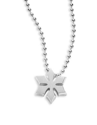 Alex Woo Sterling Silver Snowflake Icon Necklace