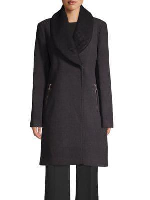 Calvin Klein Classic Shawl Collar Coat