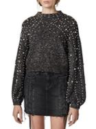 Blank Nyc Faux-pearl Embellished Sweater