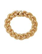 Lord & Taylor 14k Italian Gold Braided Necklace