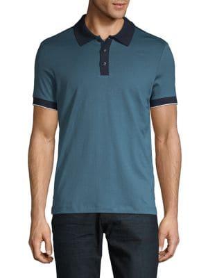 En Thread Contrast-trimmed Cotton Polo