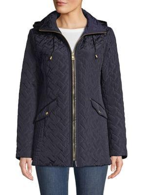 Cole Haan Signature Quilted Hooded Jacket