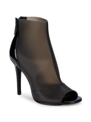 Charles By Charles David Reece Latex Heeled Booties