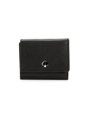 Kate Spade New York Logo Leather Tri-fold Wallet